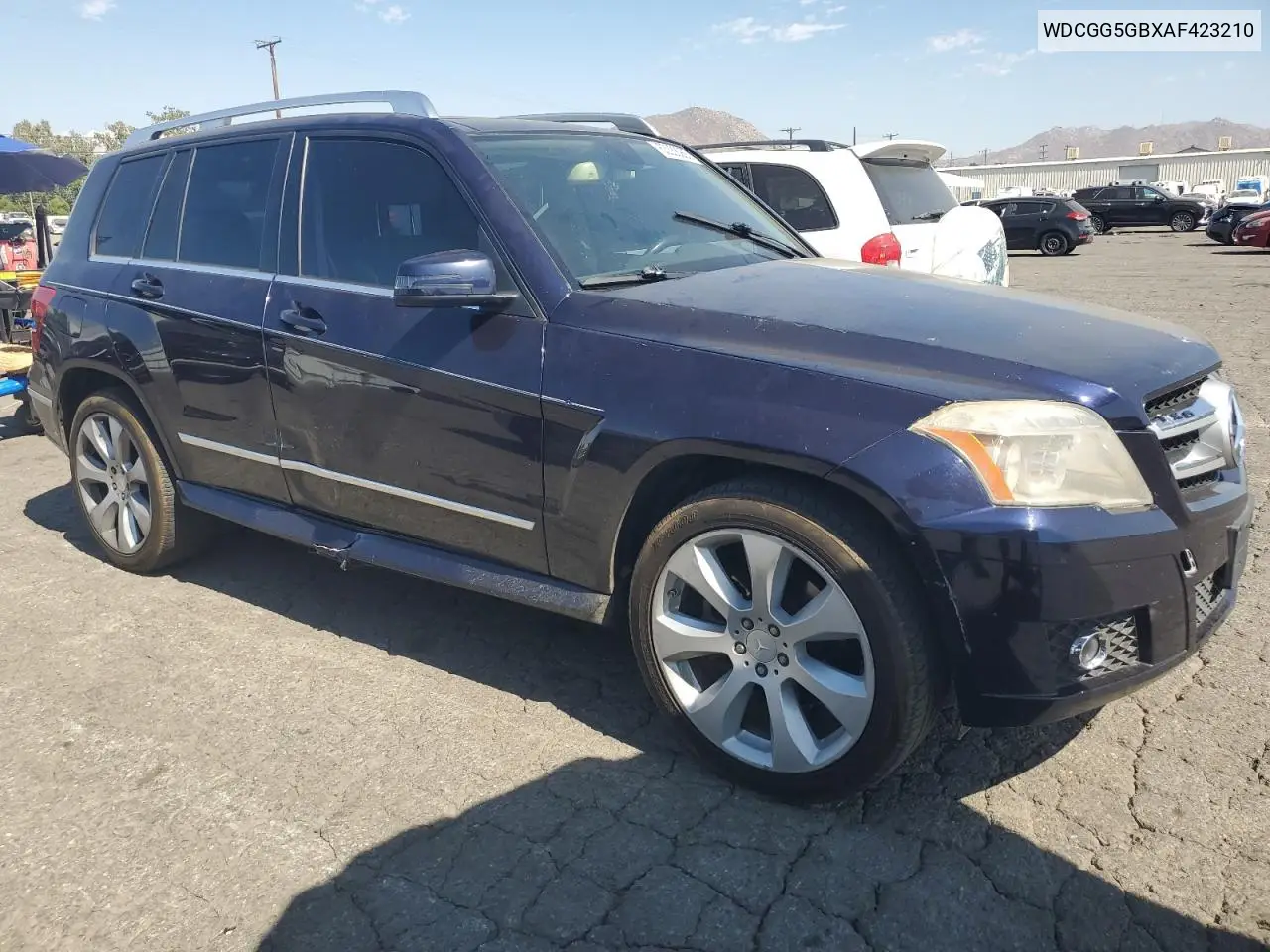 2010 Mercedes-Benz Glk 350 VIN: WDCGG5GBXAF423210 Lot: 63338255