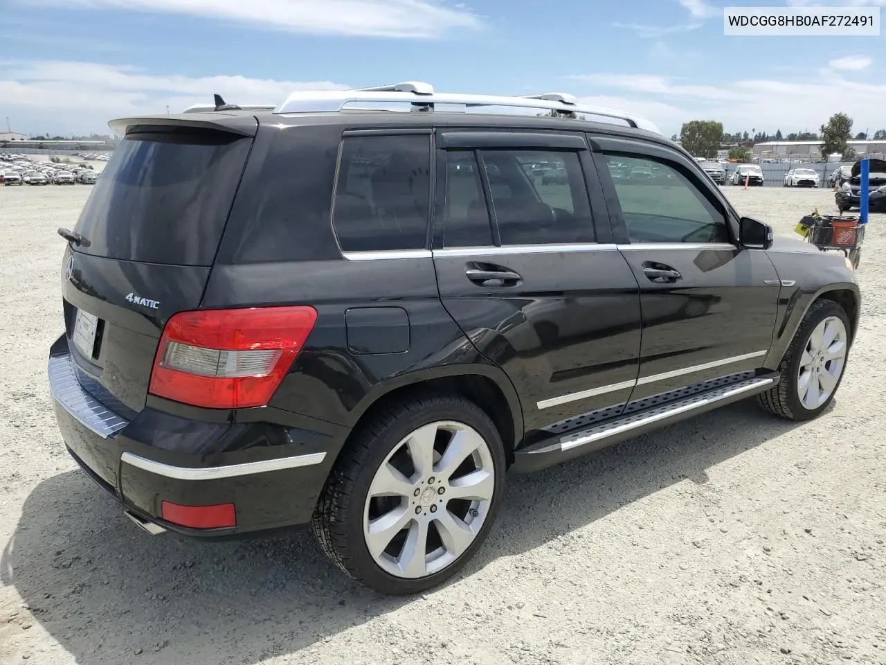 2010 Mercedes-Benz Glk 350 4Matic VIN: WDCGG8HB0AF272491 Lot: 63375265