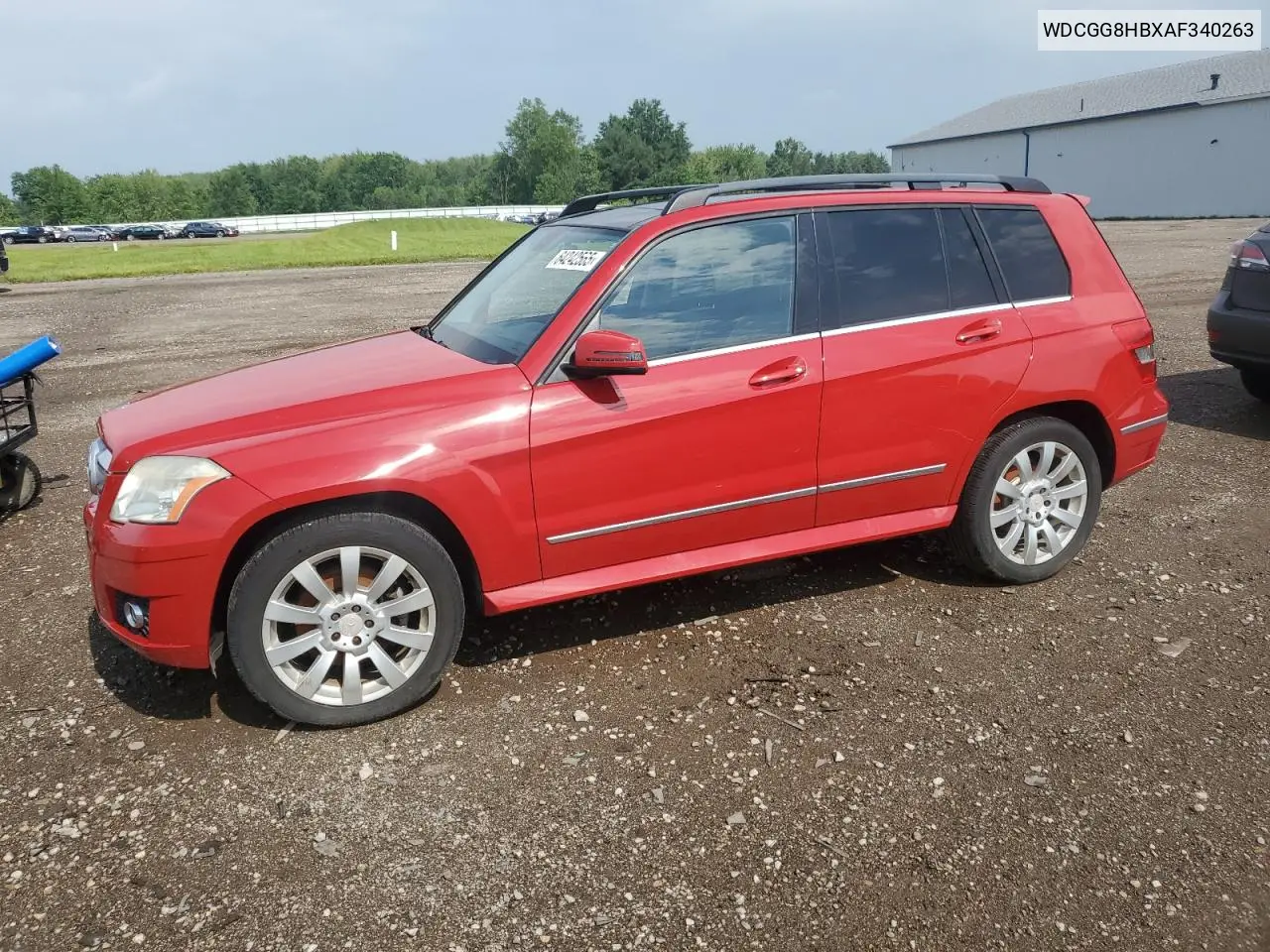 2010 Mercedes-Benz Glk 350 4Matic VIN: WDCGG8HBXAF340263 Lot: 64242565