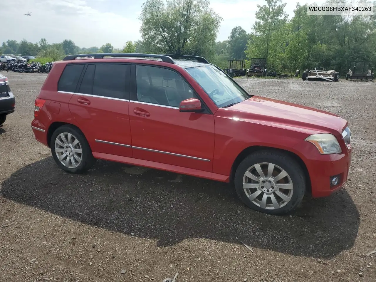 2010 Mercedes-Benz Glk 350 4Matic VIN: WDCGG8HBXAF340263 Lot: 64242565