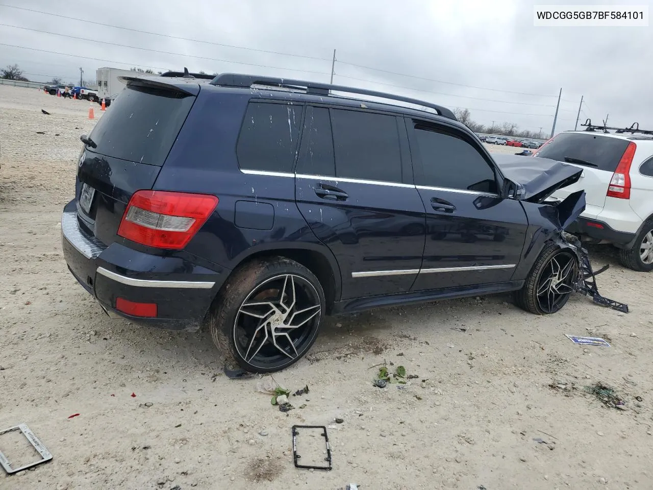2011 Mercedes-Benz Glk 350 VIN: WDCGG5GB7BF584101 Lot: 43373615