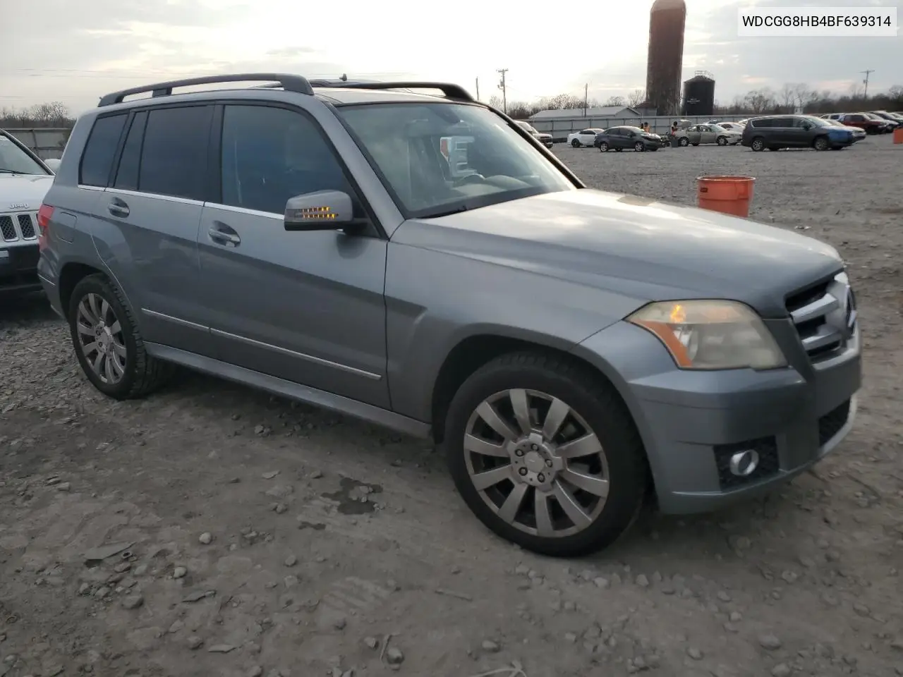 2011 Mercedes-Benz Glk 350 4Matic VIN: WDCGG8HB4BF639314 Lot: 44123465