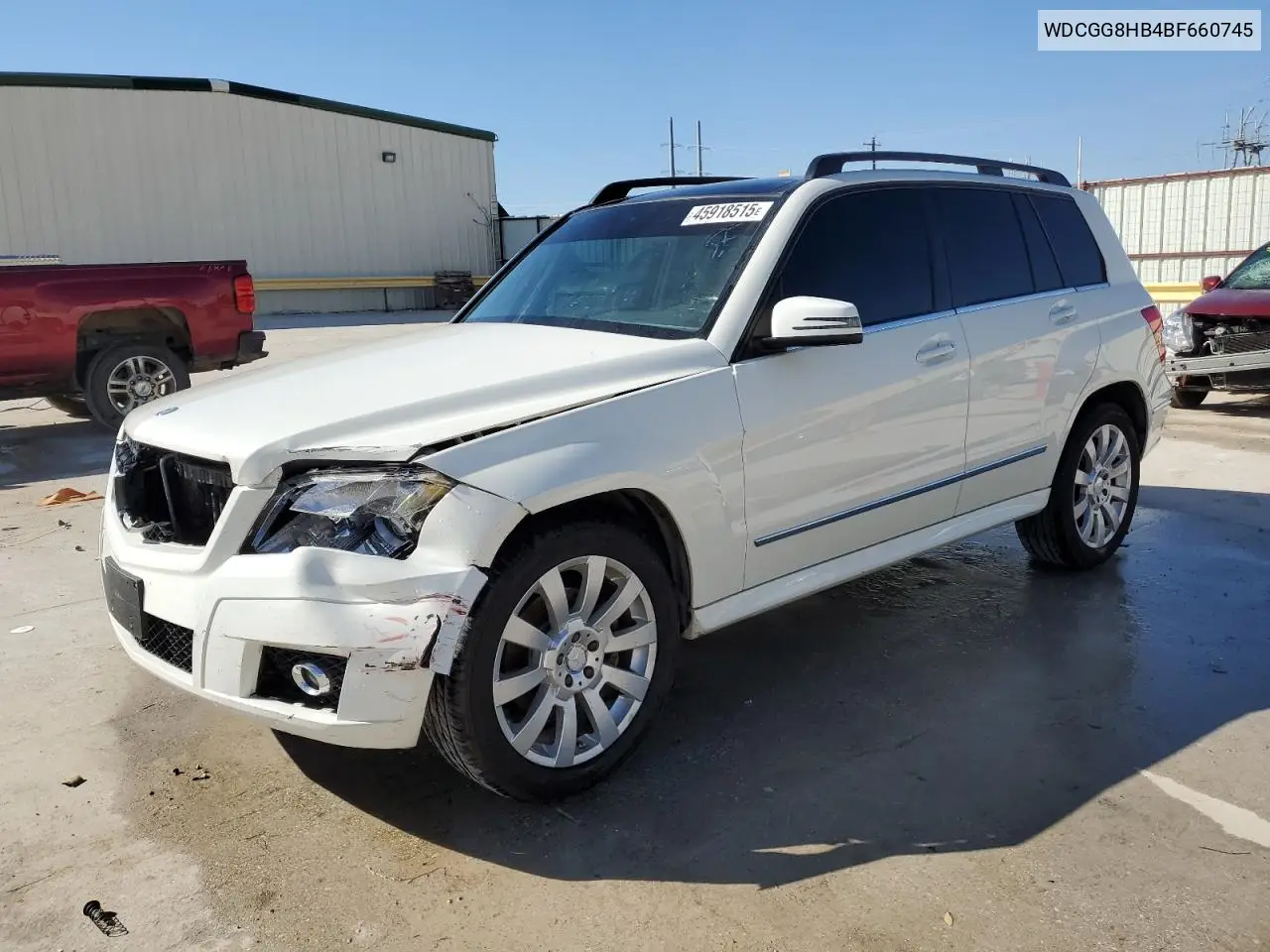 2011 Mercedes-Benz Glk 350 4Matic VIN: WDCGG8HB4BF660745 Lot: 45918515
