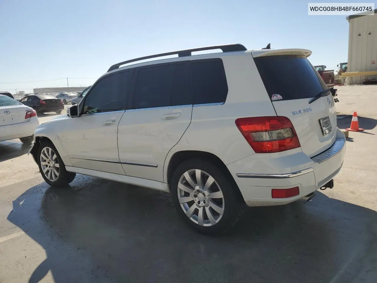 2011 Mercedes-Benz Glk 350 4Matic VIN: WDCGG8HB4BF660745 Lot: 45918515