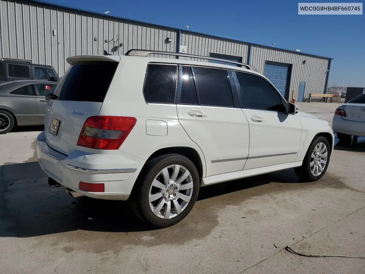 2011 Mercedes-Benz Glk 350 4Matic VIN: WDCGG8HB4BF660745 Lot: 45918515