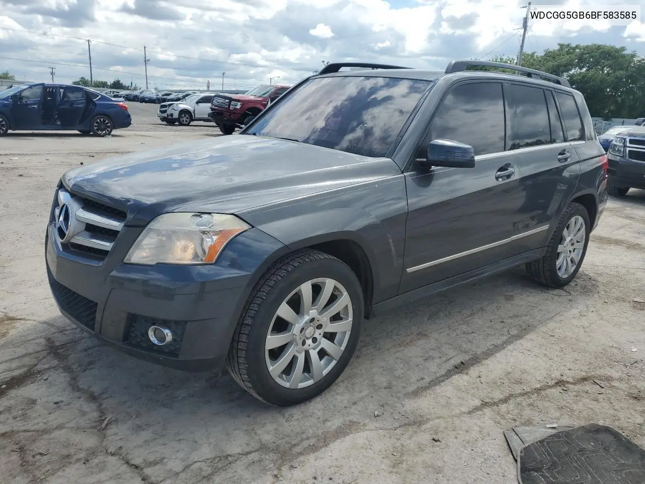 2011 Mercedes-Benz Glk 350 VIN: WDCGG5GB6BF583585 Lot: 56118995