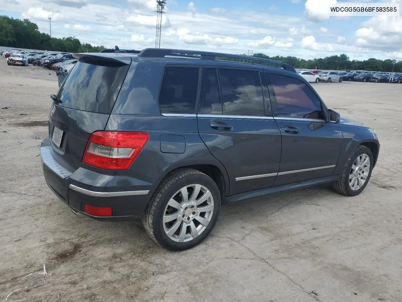 2011 Mercedes-Benz Glk 350 VIN: WDCGG5GB6BF583585 Lot: 56118995
