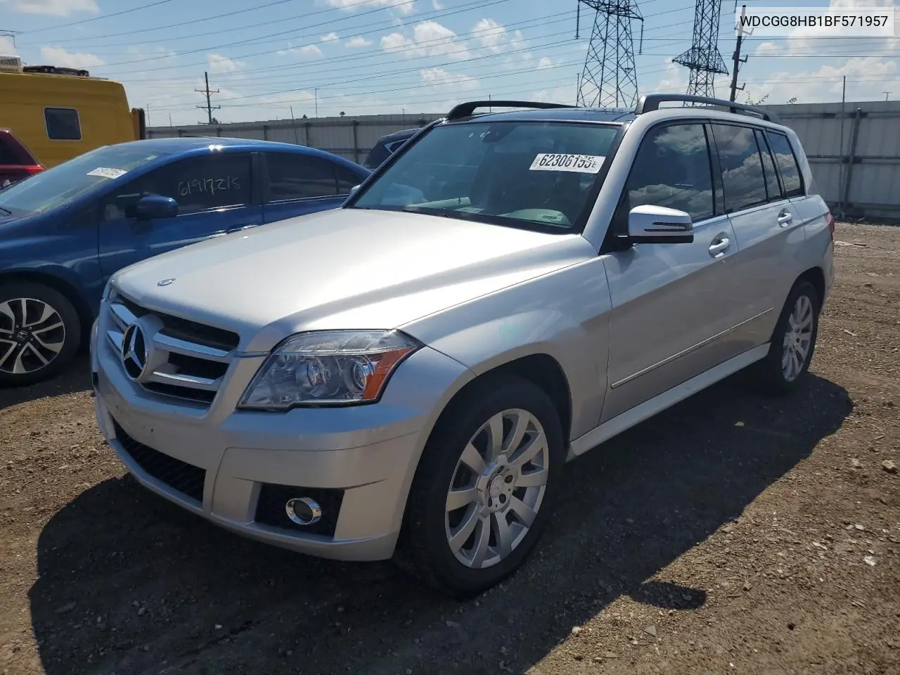 2011 Mercedes-Benz Glk 350 4Matic VIN: WDCGG8HB1BF571957 Lot: 62306155