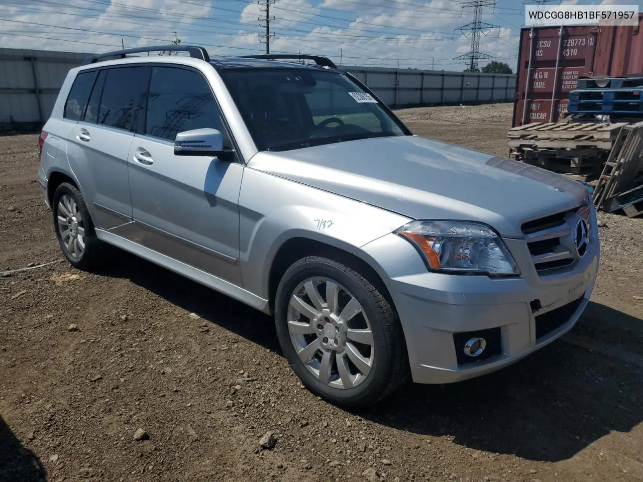 2011 Mercedes-Benz Glk 350 4Matic VIN: WDCGG8HB1BF571957 Lot: 62306155