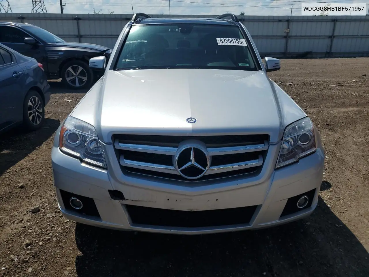 2011 Mercedes-Benz Glk 350 4Matic VIN: WDCGG8HB1BF571957 Lot: 62306155