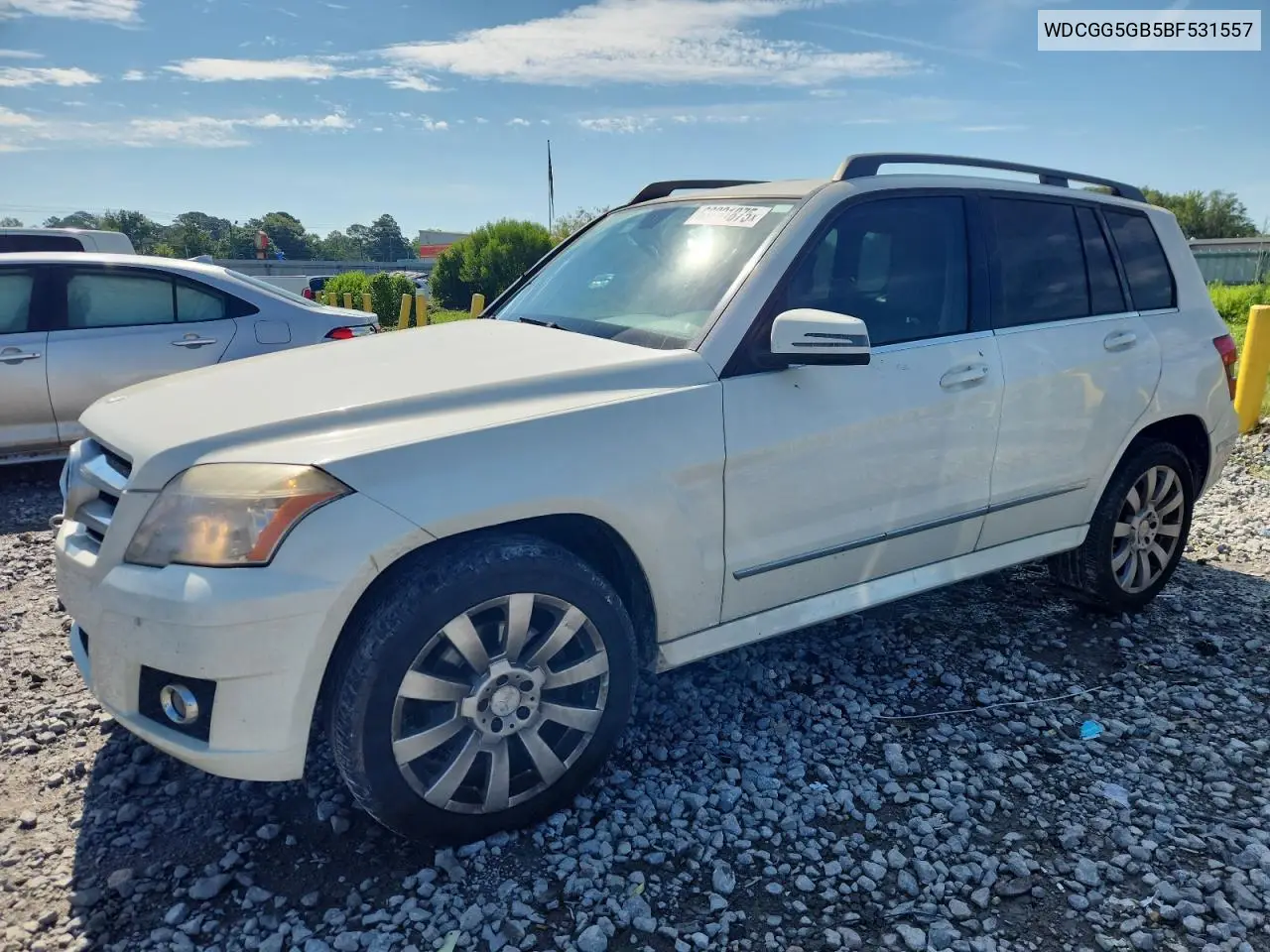 2011 Mercedes-Benz Glk 350 VIN: WDCGG5GB5BF531557 Lot: 63231875