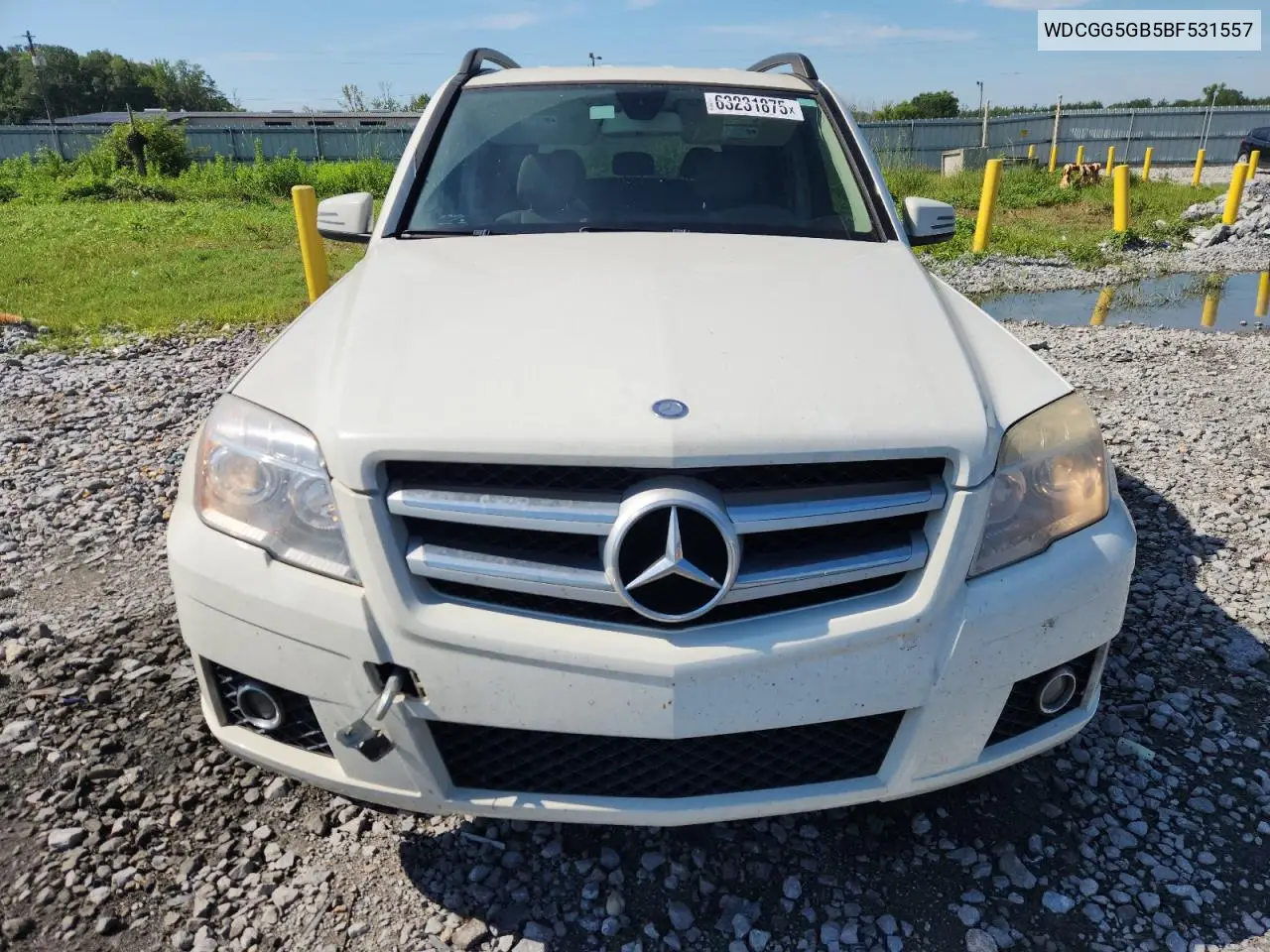 2011 Mercedes-Benz Glk 350 VIN: WDCGG5GB5BF531557 Lot: 63231875
