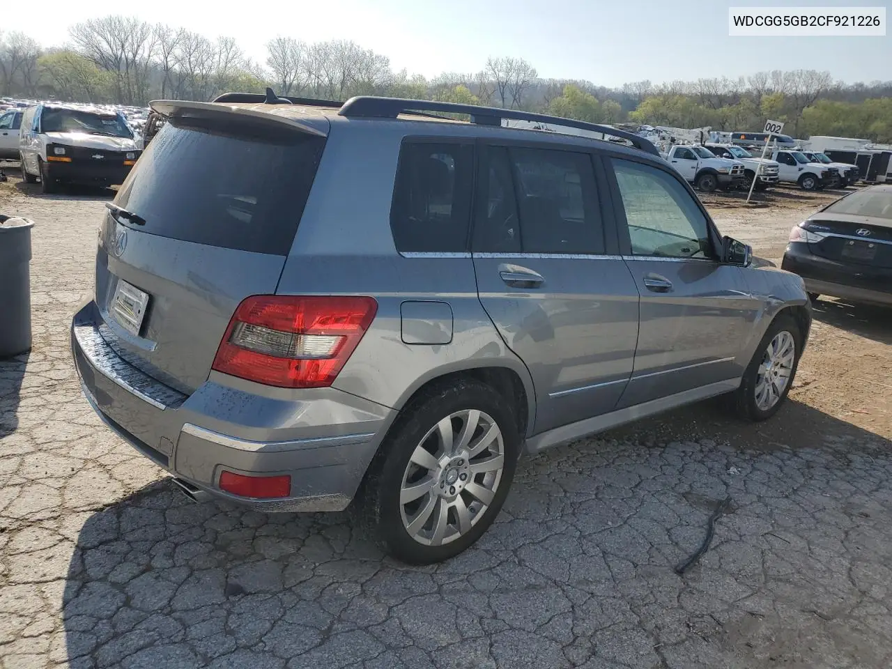 2012 Mercedes-Benz Glk 350 VIN: WDCGG5GB2CF921226 Lot: 52087485