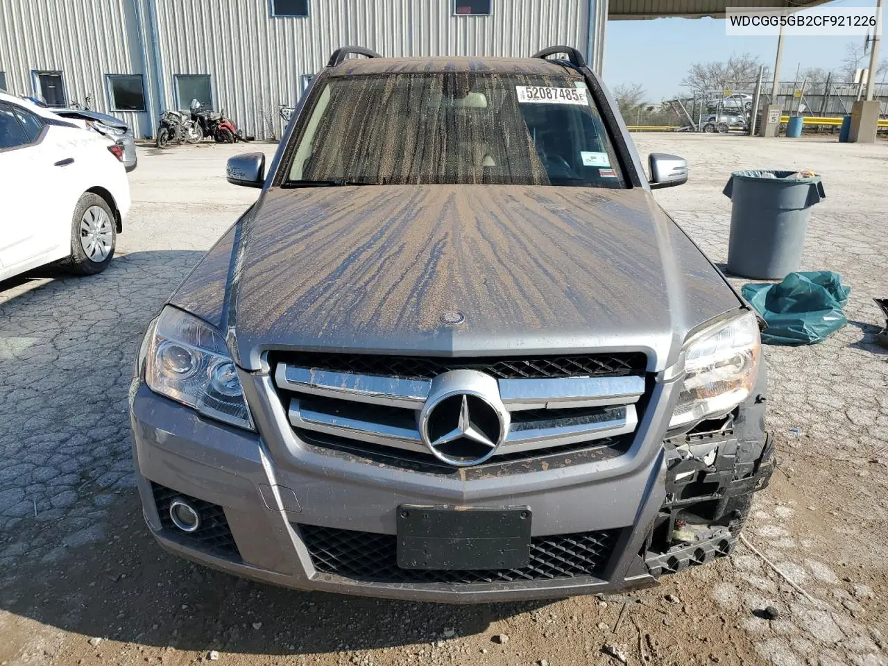 2012 Mercedes-Benz Glk 350 VIN: WDCGG5GB2CF921226 Lot: 52087485