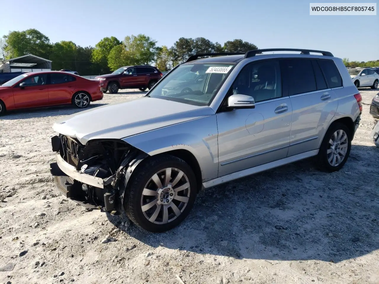 2012 Mercedes-Benz Glk 350 4Matic VIN: WDCGG8HB5CF805745 Lot: 52403555