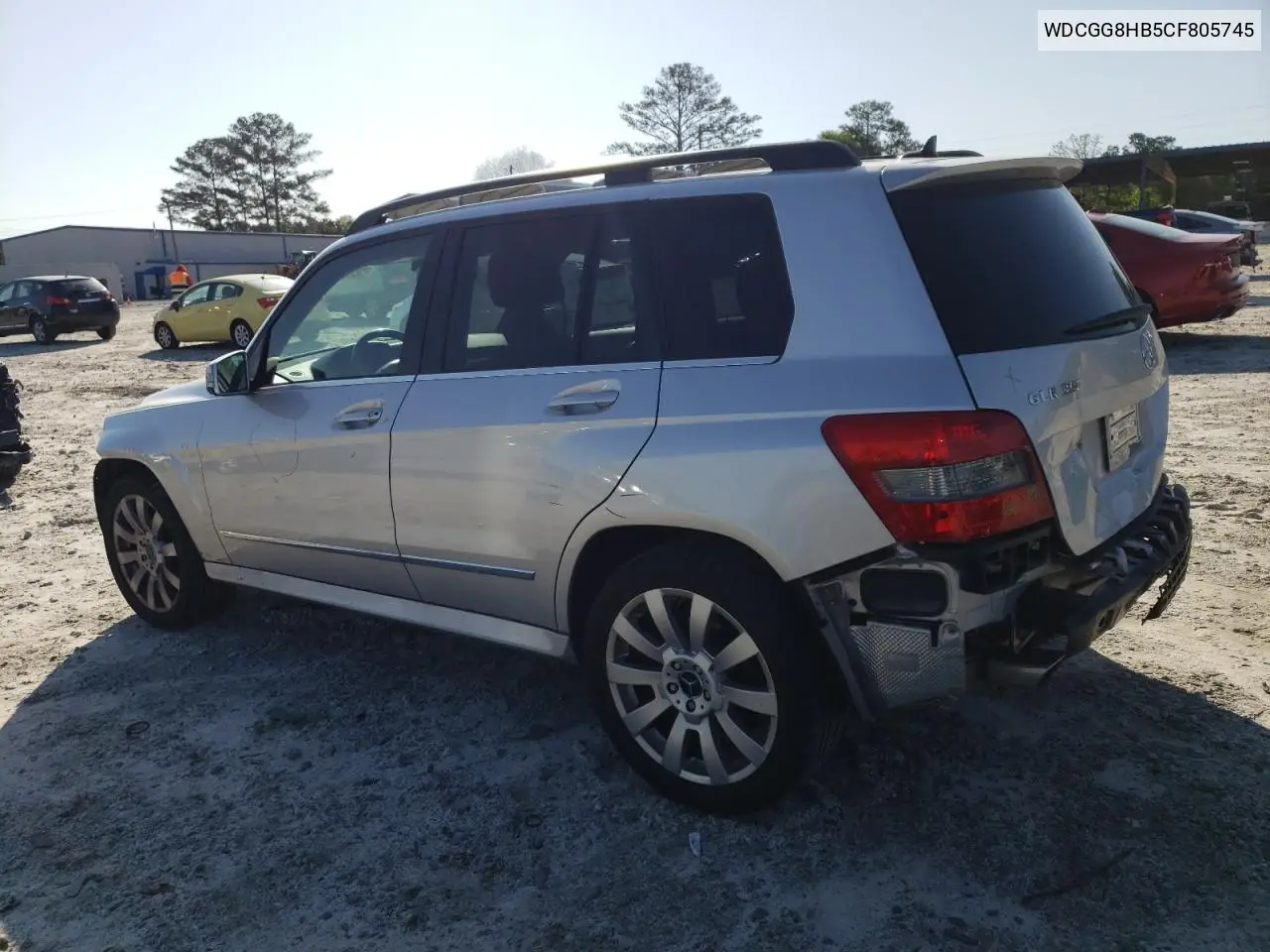 2012 Mercedes-Benz Glk 350 4Matic VIN: WDCGG8HB5CF805745 Lot: 52403555