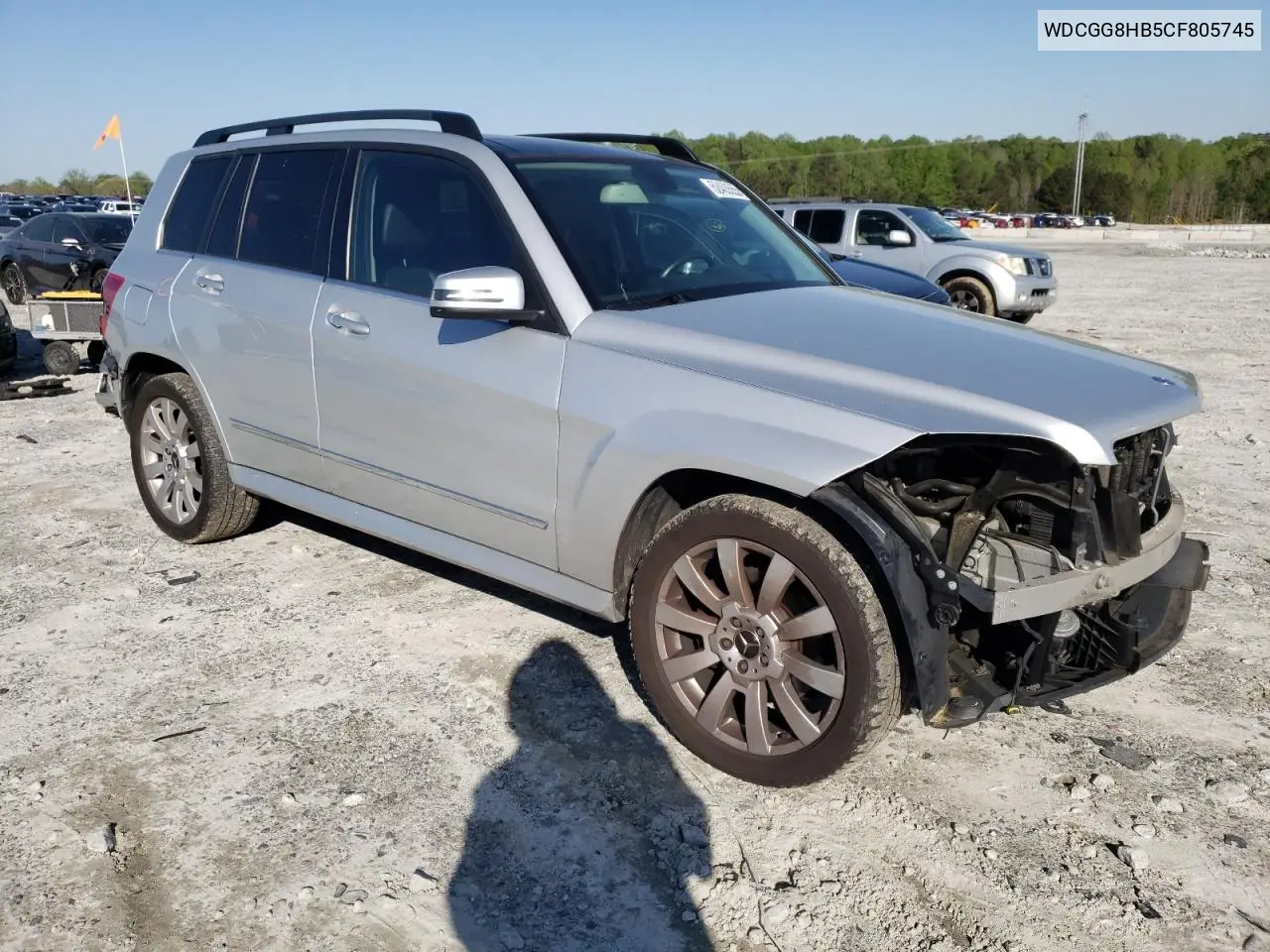 2012 Mercedes-Benz Glk 350 4Matic VIN: WDCGG8HB5CF805745 Lot: 52403555