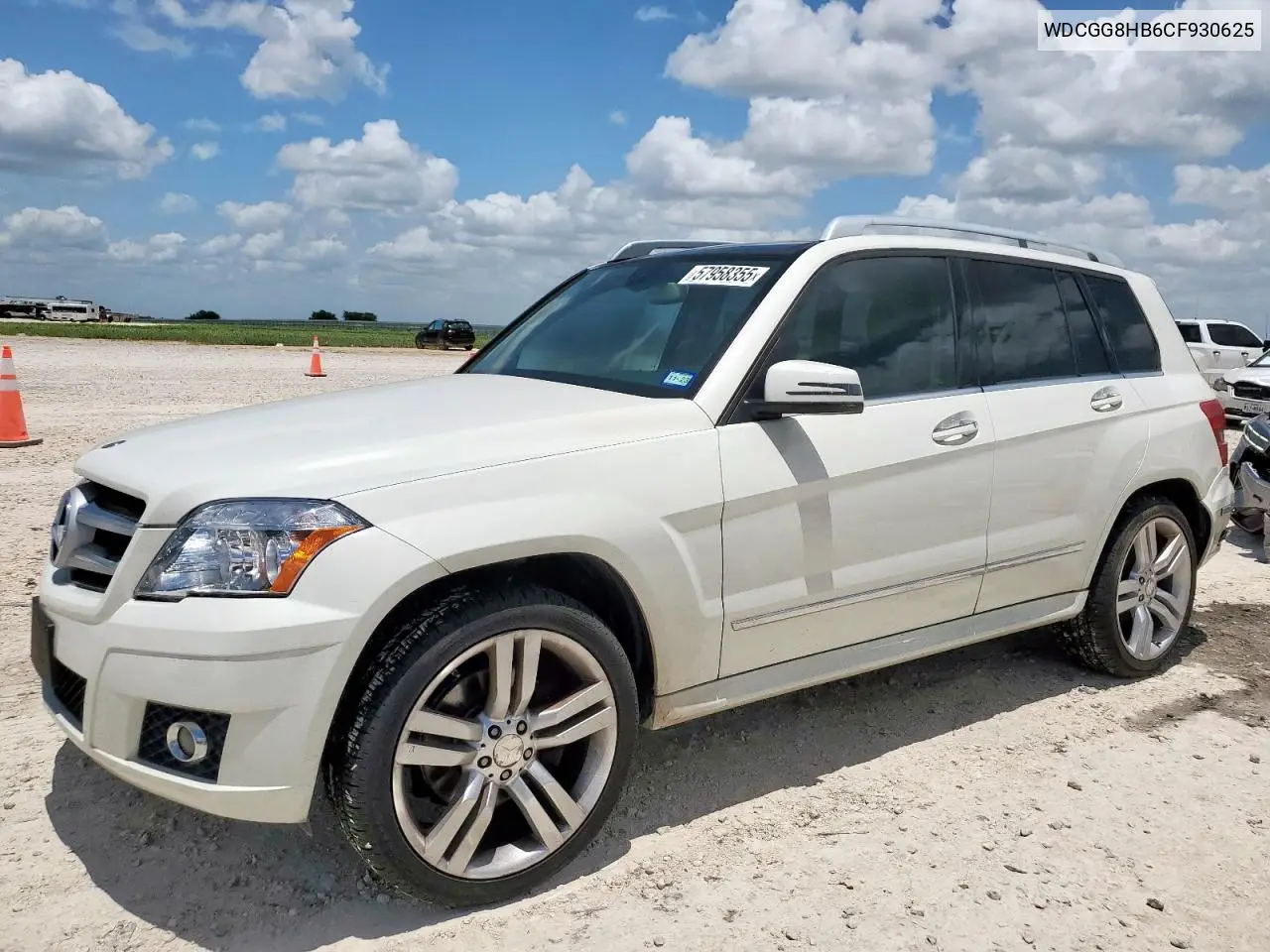 2012 Mercedes-Benz Glk 350 4Matic VIN: WDCGG8HB6CF930625 Lot: 57958355