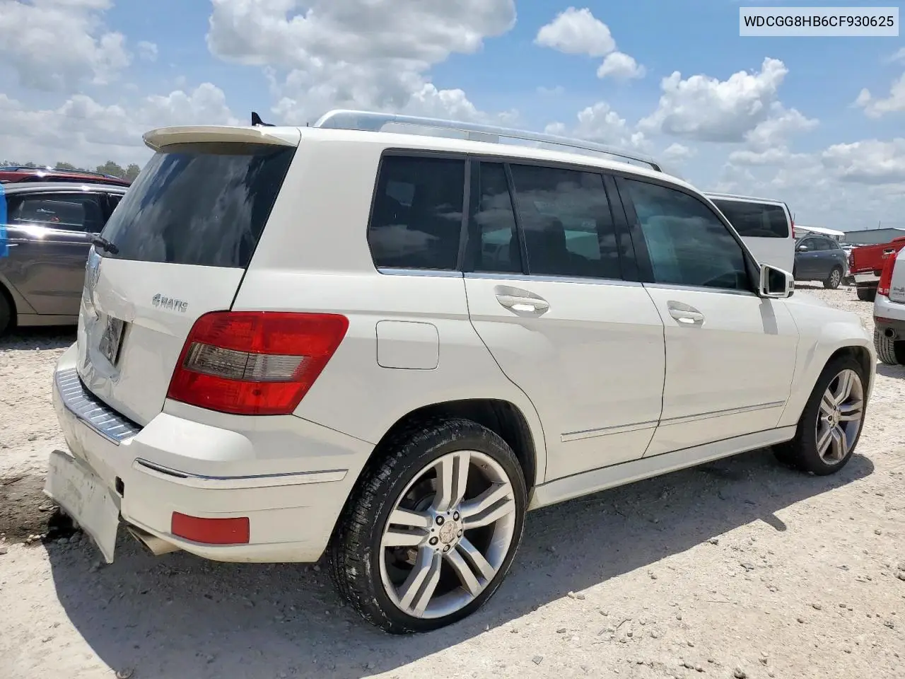 2012 Mercedes-Benz Glk 350 4Matic VIN: WDCGG8HB6CF930625 Lot: 57958355