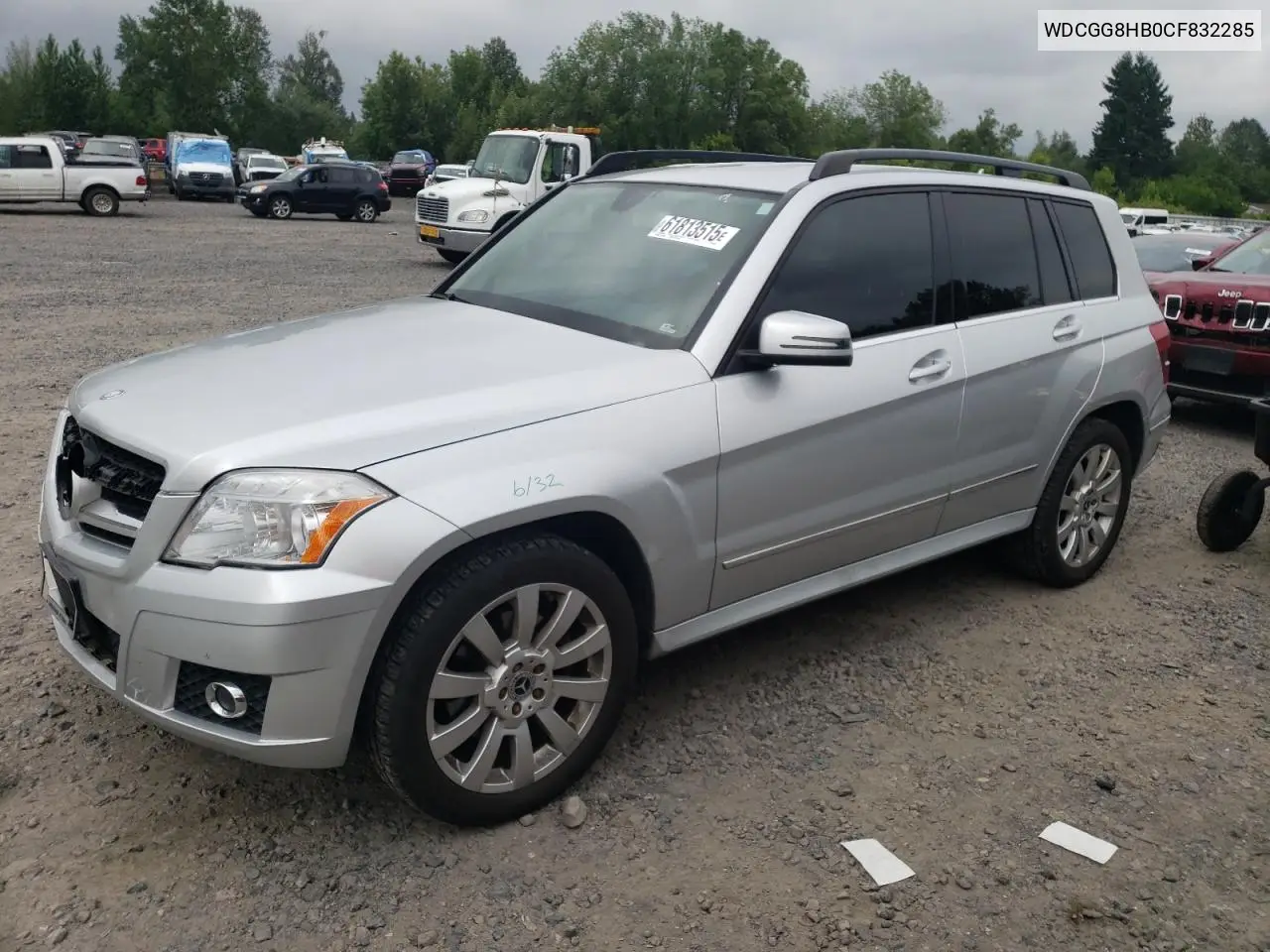 2012 Mercedes-Benz Glk 350 4Matic VIN: WDCGG8HB0CF832285 Lot: 61813515