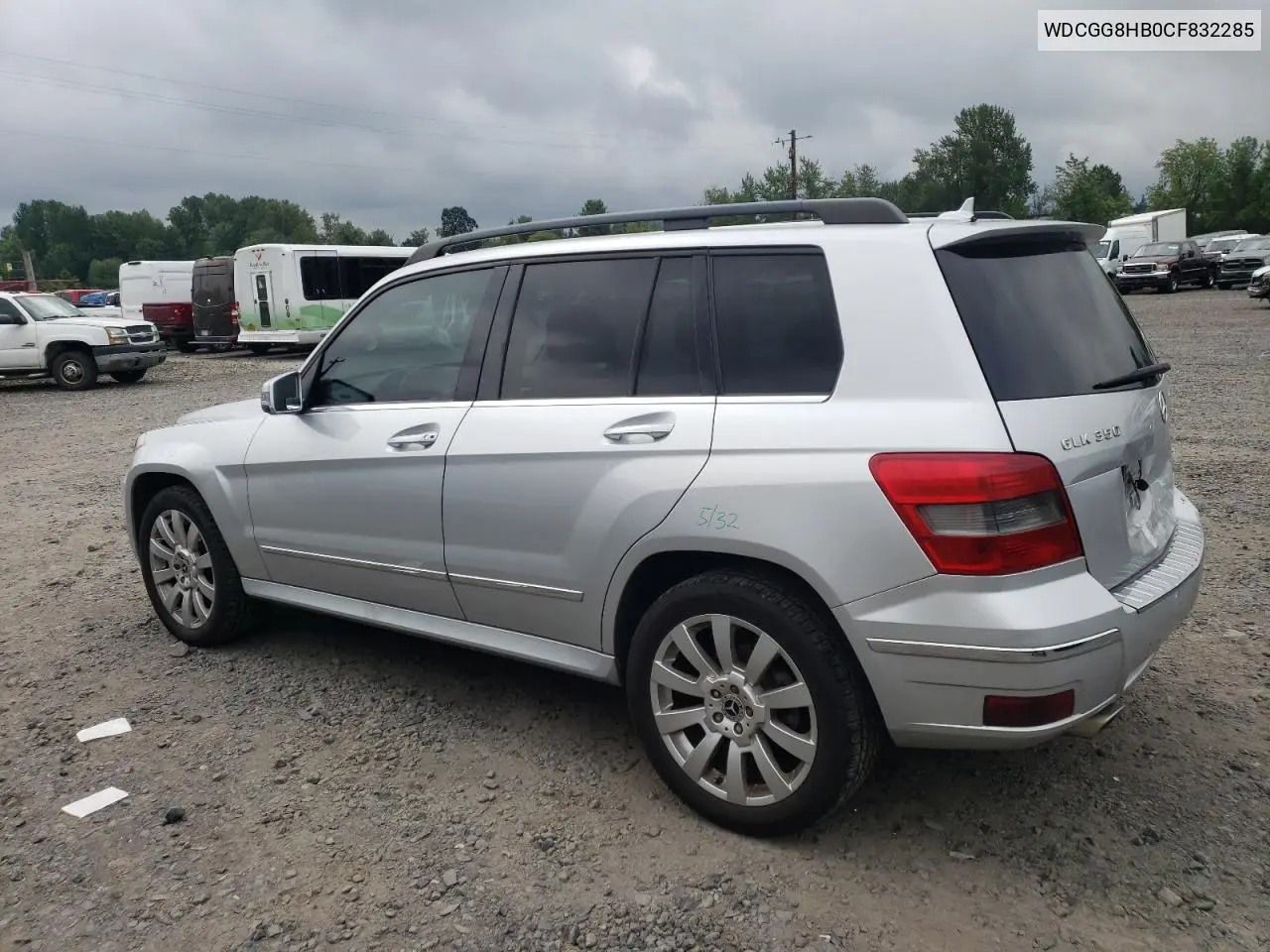 2012 Mercedes-Benz Glk 350 4Matic VIN: WDCGG8HB0CF832285 Lot: 61813515