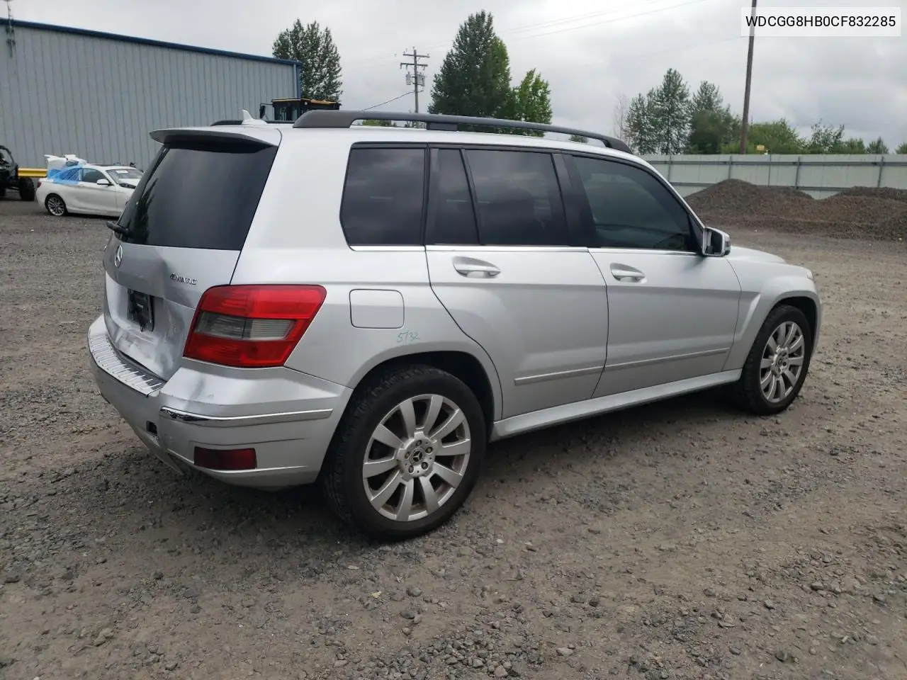 2012 Mercedes-Benz Glk 350 4Matic VIN: WDCGG8HB0CF832285 Lot: 61813515