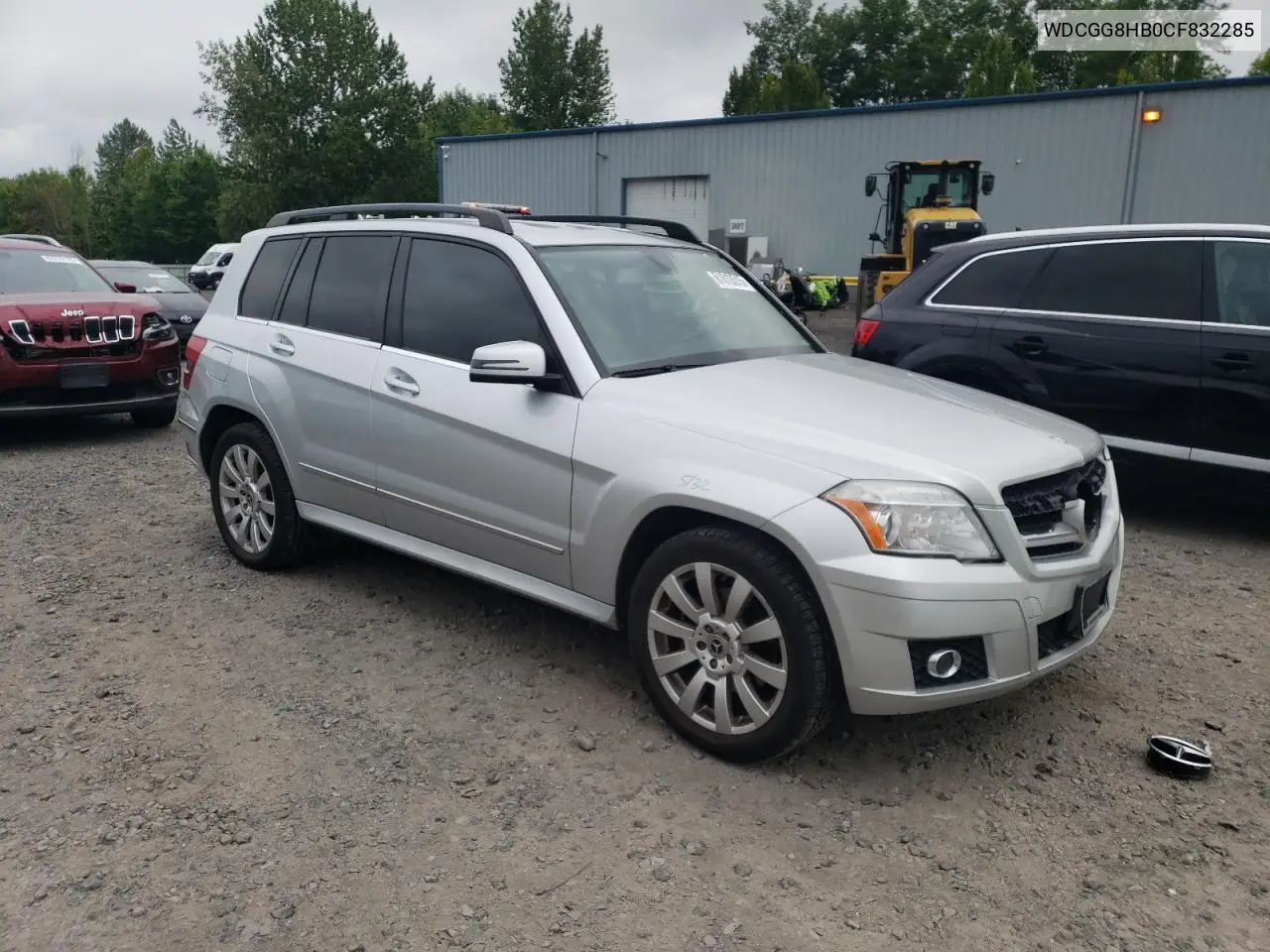2012 Mercedes-Benz Glk 350 4Matic VIN: WDCGG8HB0CF832285 Lot: 61813515