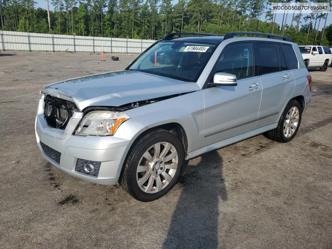 2012 Mercedes-Benz Glk 350 VIN: WDCGG5GB7CF896047 Lot: 61904405