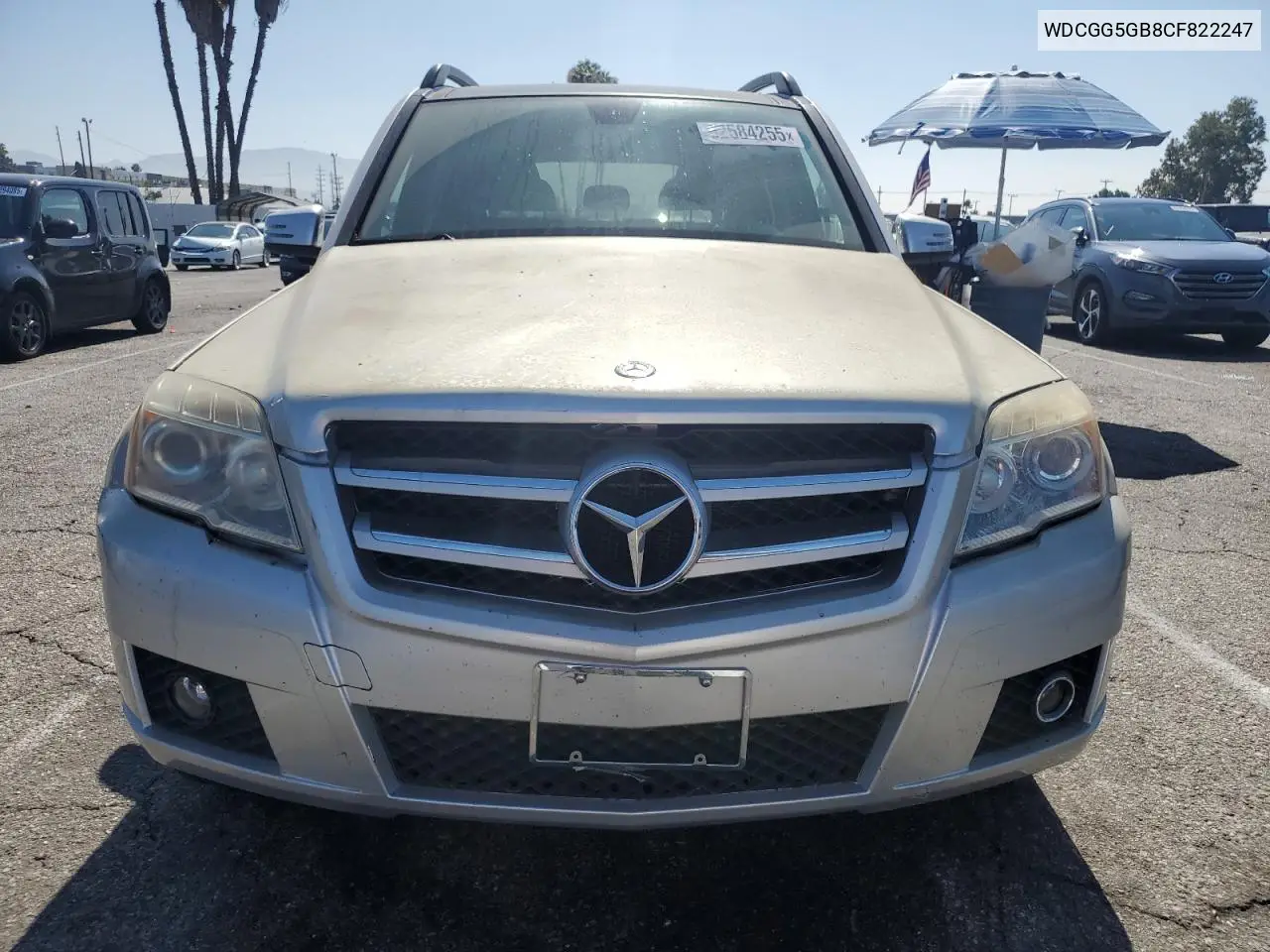 2012 Mercedes-Benz Glk 350 VIN: WDCGG5GB8CF822247 Lot: 62584255