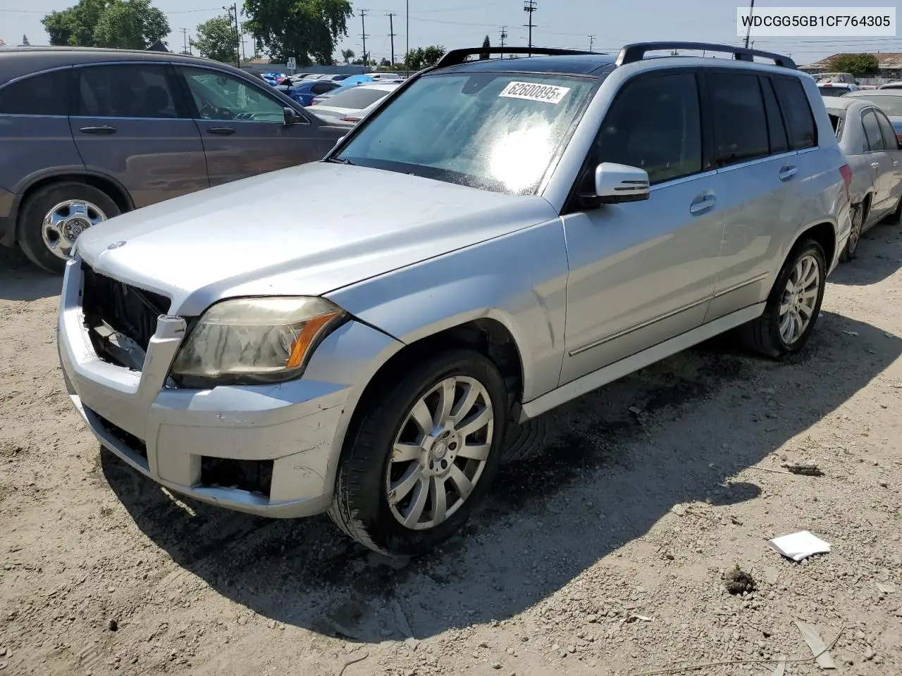 2012 Mercedes-Benz Glk 350 VIN: WDCGG5GB1CF764305 Lot: 62600895