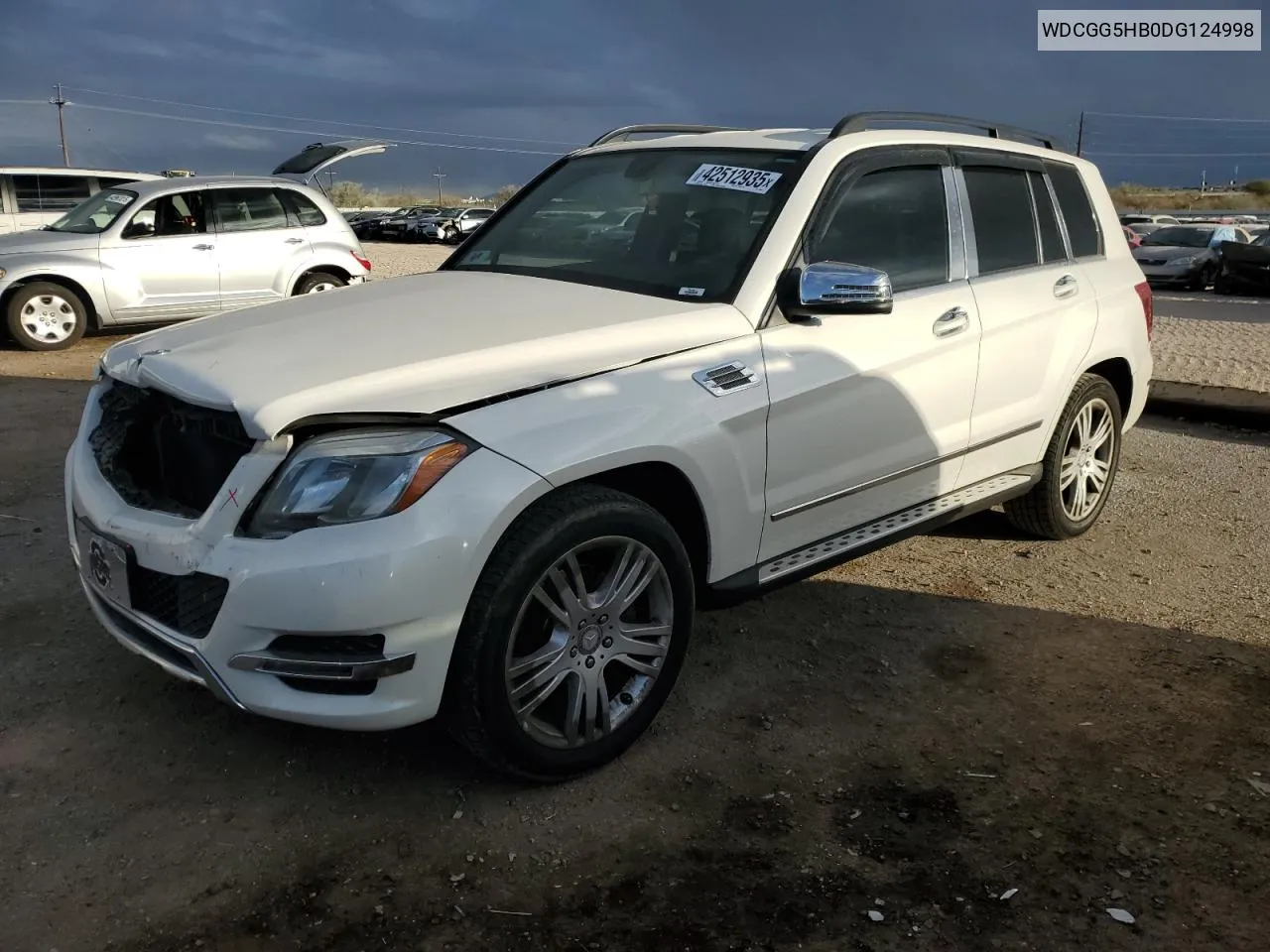 2013 Mercedes-Benz Glk 350 VIN: WDCGG5HB0DG124998 Lot: 42512935