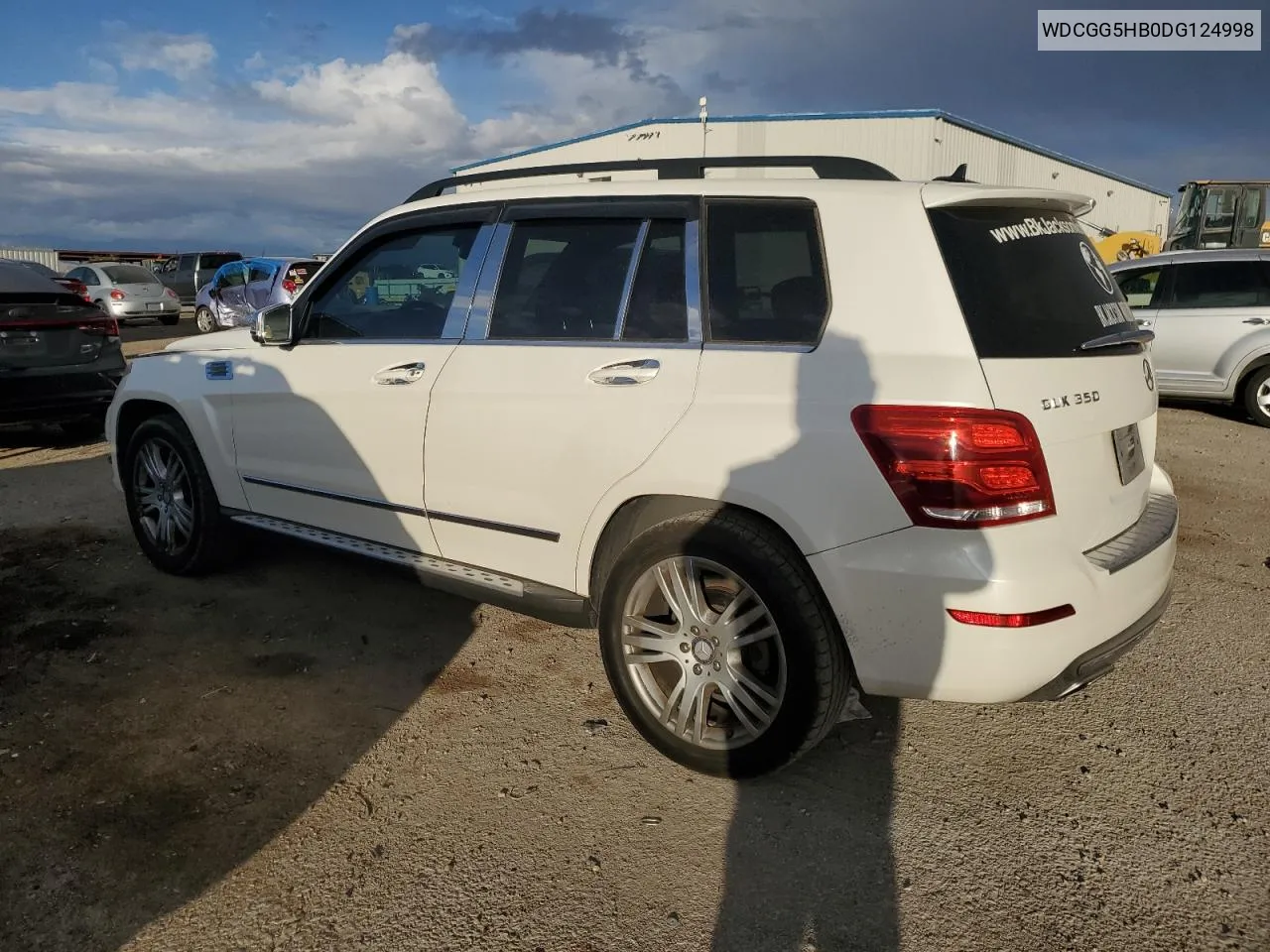 2013 Mercedes-Benz Glk 350 VIN: WDCGG5HB0DG124998 Lot: 42512935