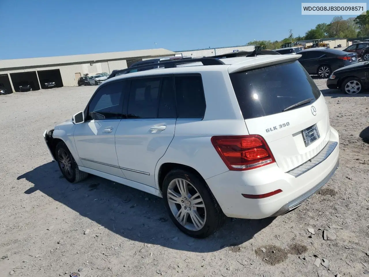 2013 Mercedes-Benz Glk 350 4Matic VIN: WDCGG8JB3DG098571 Lot: 52298865