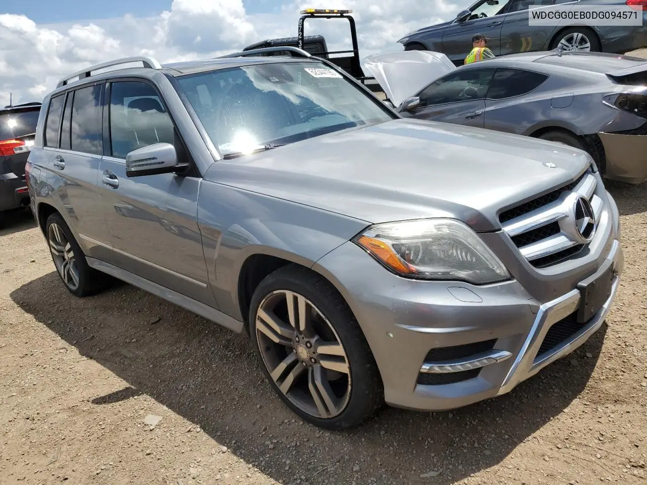 2013 Mercedes-Benz Glk 250 Bluetec VIN: WDCGG0EB0DG094571 Lot: 62344195