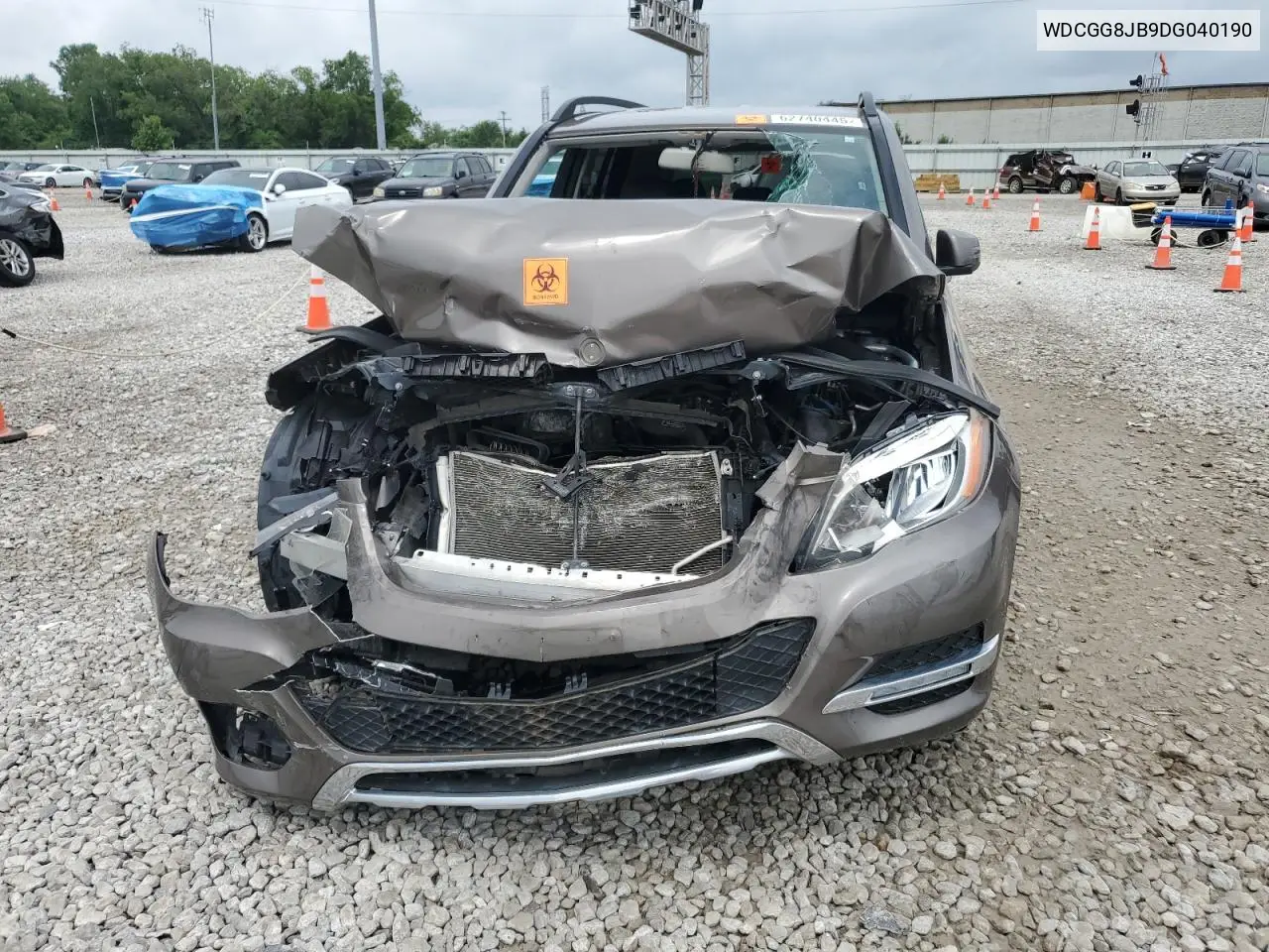2013 Mercedes-Benz Glk 350 4Matic VIN: WDCGG8JB9DG040190 Lot: 62740445