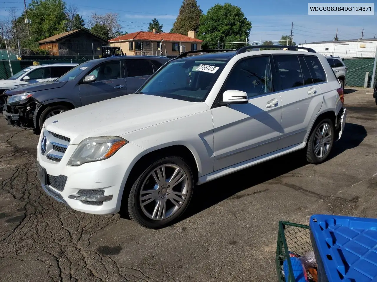2013 Mercedes-Benz Glk 350 4Matic VIN: WDCGG8JB4DG124871 Lot: 63552415