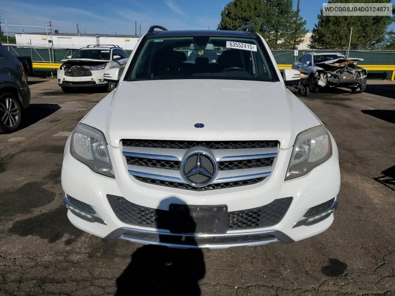 2013 Mercedes-Benz Glk 350 4Matic VIN: WDCGG8JB4DG124871 Lot: 63552415