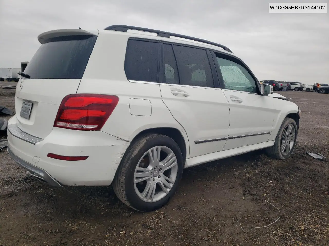2013 Mercedes-Benz Glk 350 VIN: WDCGG5HB7DG144102 Lot: 88072355