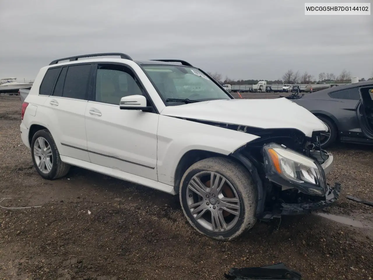 2013 Mercedes-Benz Glk 350 VIN: WDCGG5HB7DG144102 Lot: 88072355