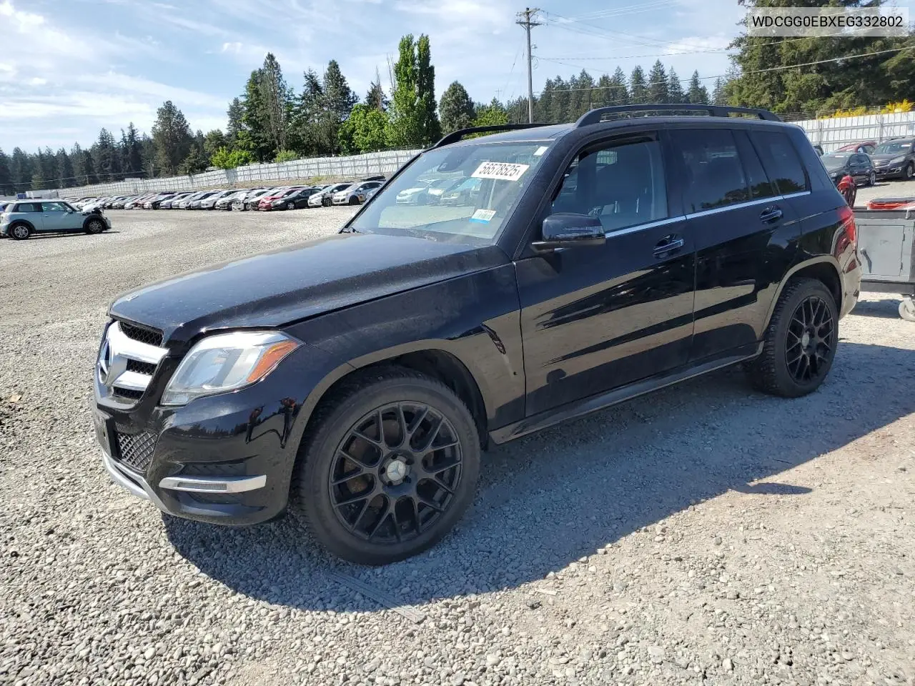 2014 Mercedes-Benz Glk 250 Bluetec VIN: WDCGG0EBXEG332802 Lot: 56578525
