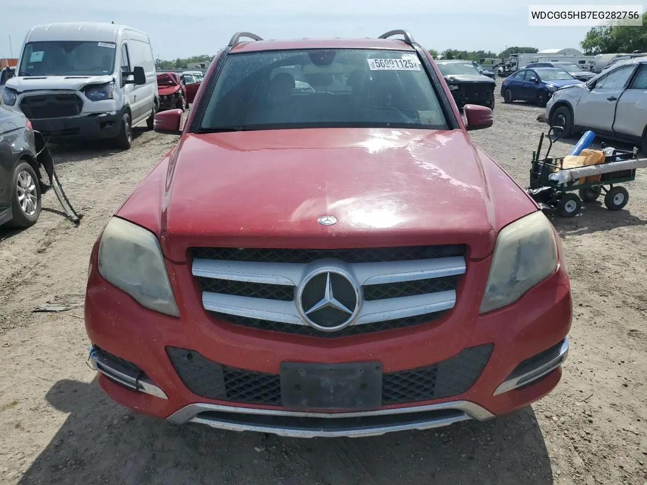 2014 Mercedes-Benz Glk 350 VIN: WDCGG5HB7EG282756 Lot: 56991125