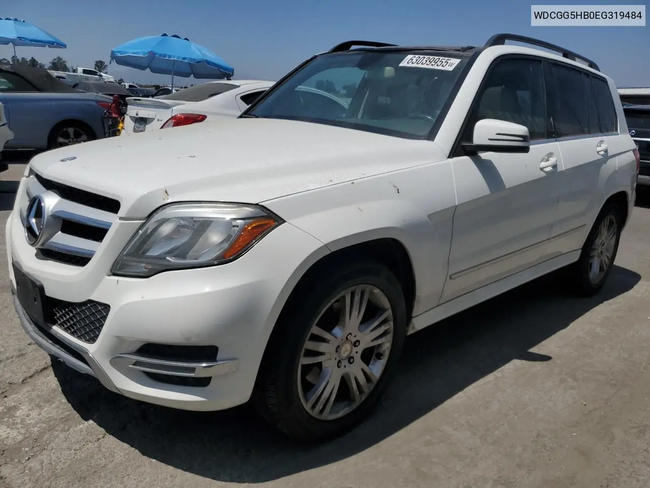 2014 Mercedes-Benz Glk 350 VIN: WDCGG5HB0EG319484 Lot: 63039955