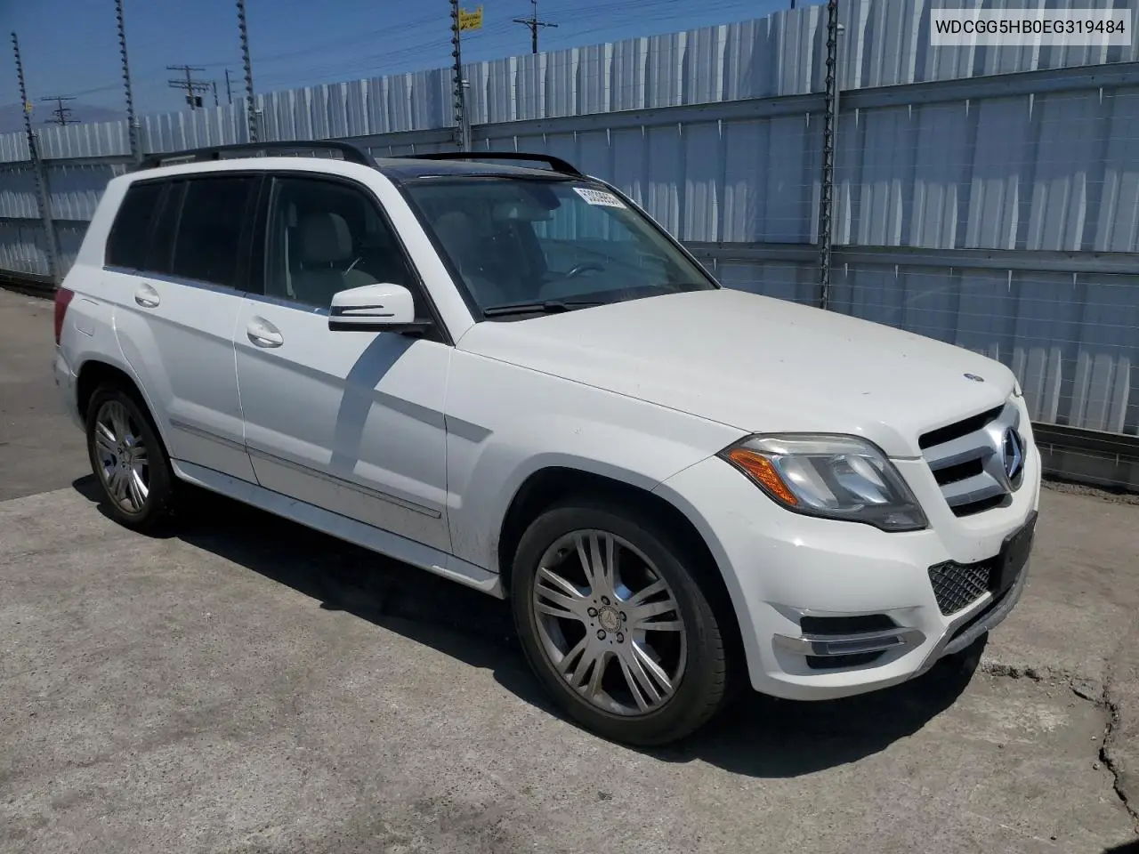 2014 Mercedes-Benz Glk 350 VIN: WDCGG5HB0EG319484 Lot: 63039955
