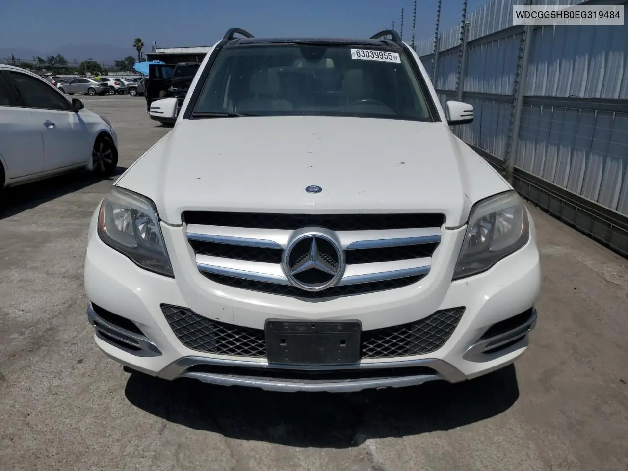 2014 Mercedes-Benz Glk 350 VIN: WDCGG5HB0EG319484 Lot: 63039955