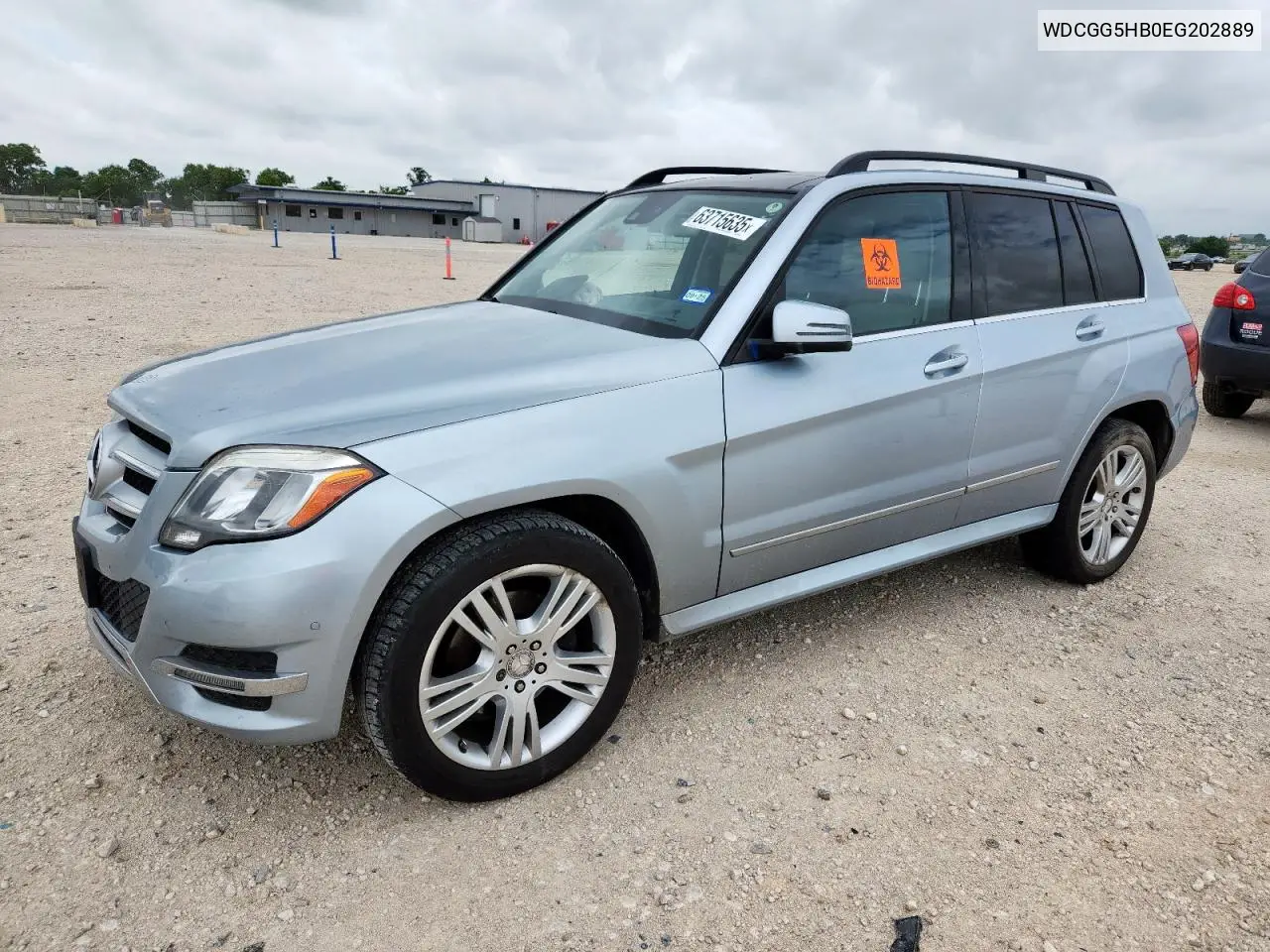 2014 Mercedes-Benz Glk 350 VIN: WDCGG5HB0EG202889 Lot: 63715635