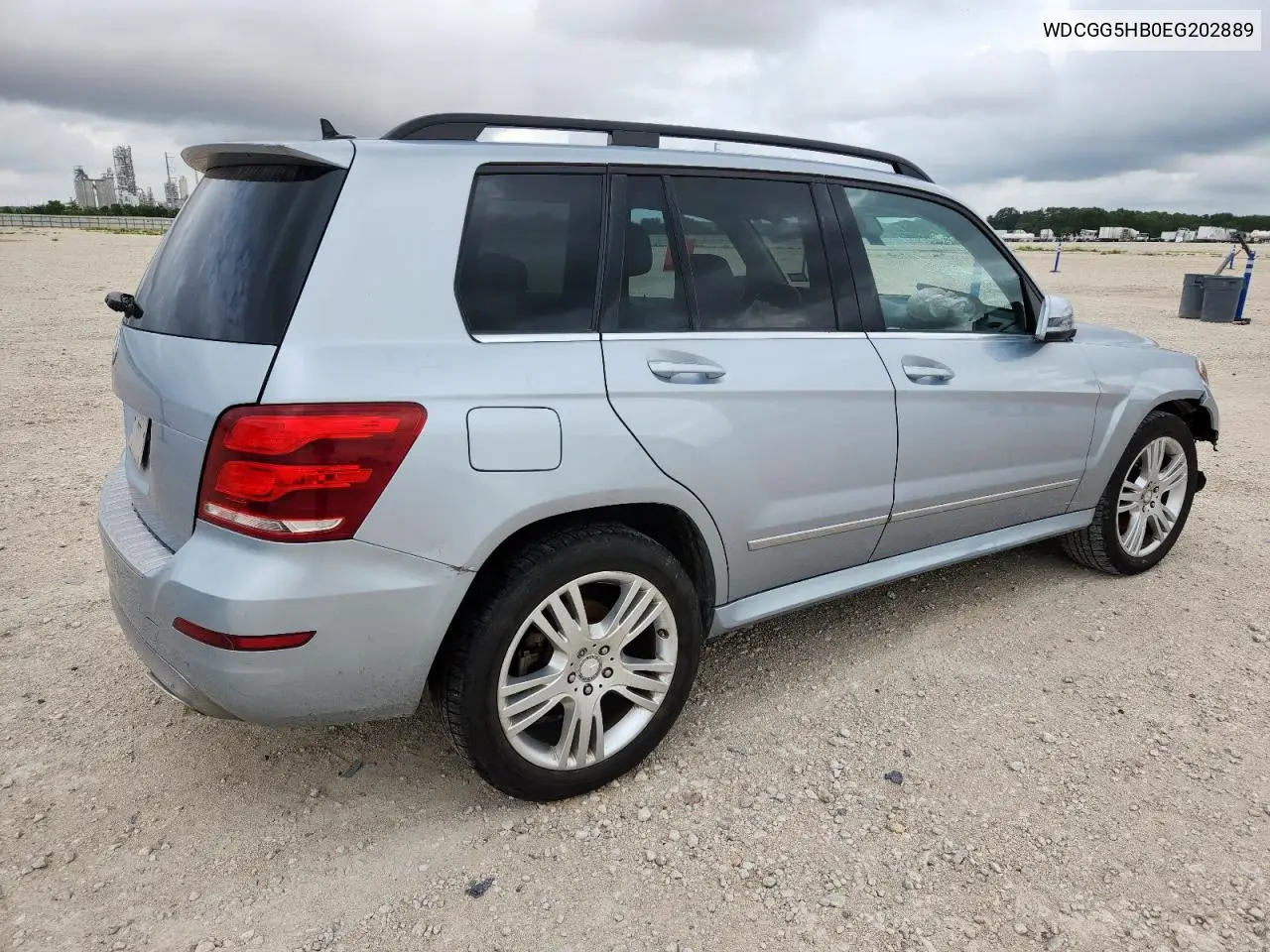 2014 Mercedes-Benz Glk 350 VIN: WDCGG5HB0EG202889 Lot: 63715635