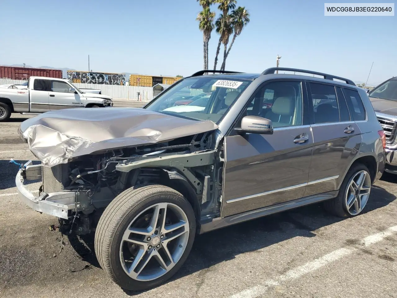 2014 Mercedes-Benz Glk 350 4Matic VIN: WDCGG8JB3EG220640 Lot: 63826535