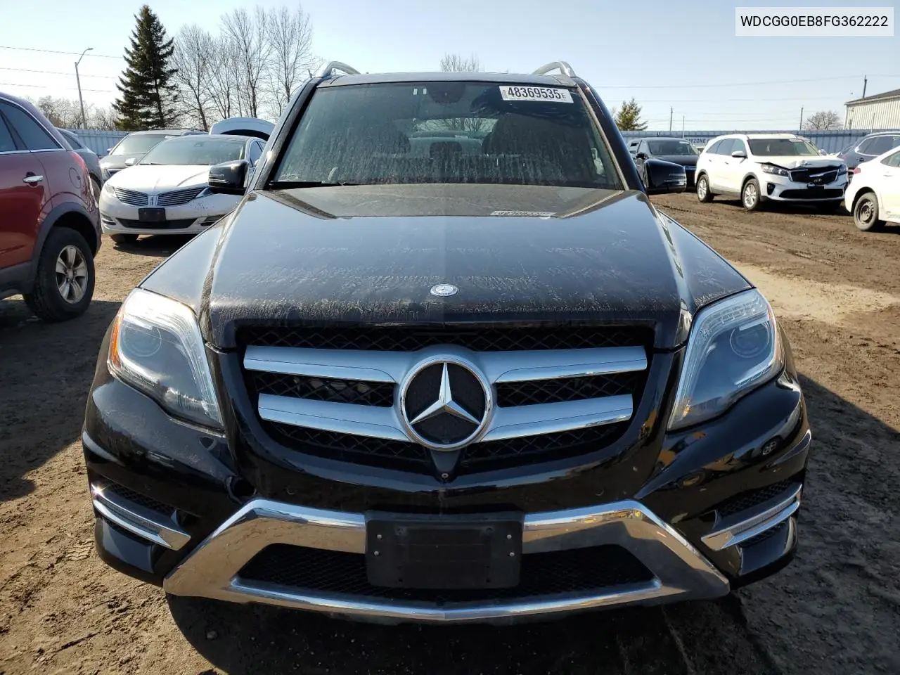 2015 Mercedes-Benz Glk 250 Bluetec VIN: WDCGG0EB8FG362222 Lot: 48369535