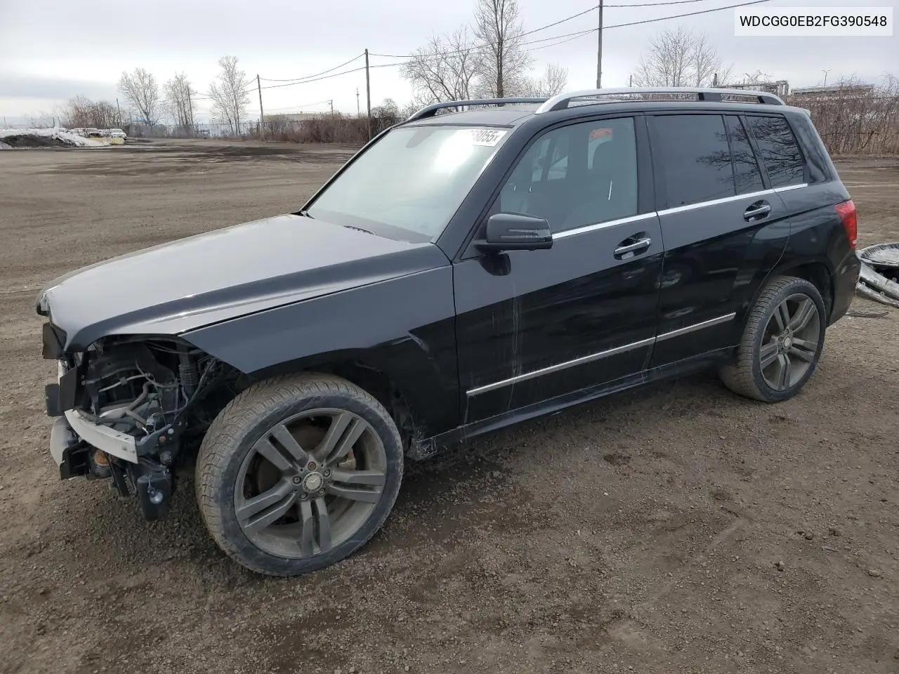 2015 Mercedes-Benz Glk 250 Bluetec VIN: WDCGG0EB2FG390548 Lot: 49668055