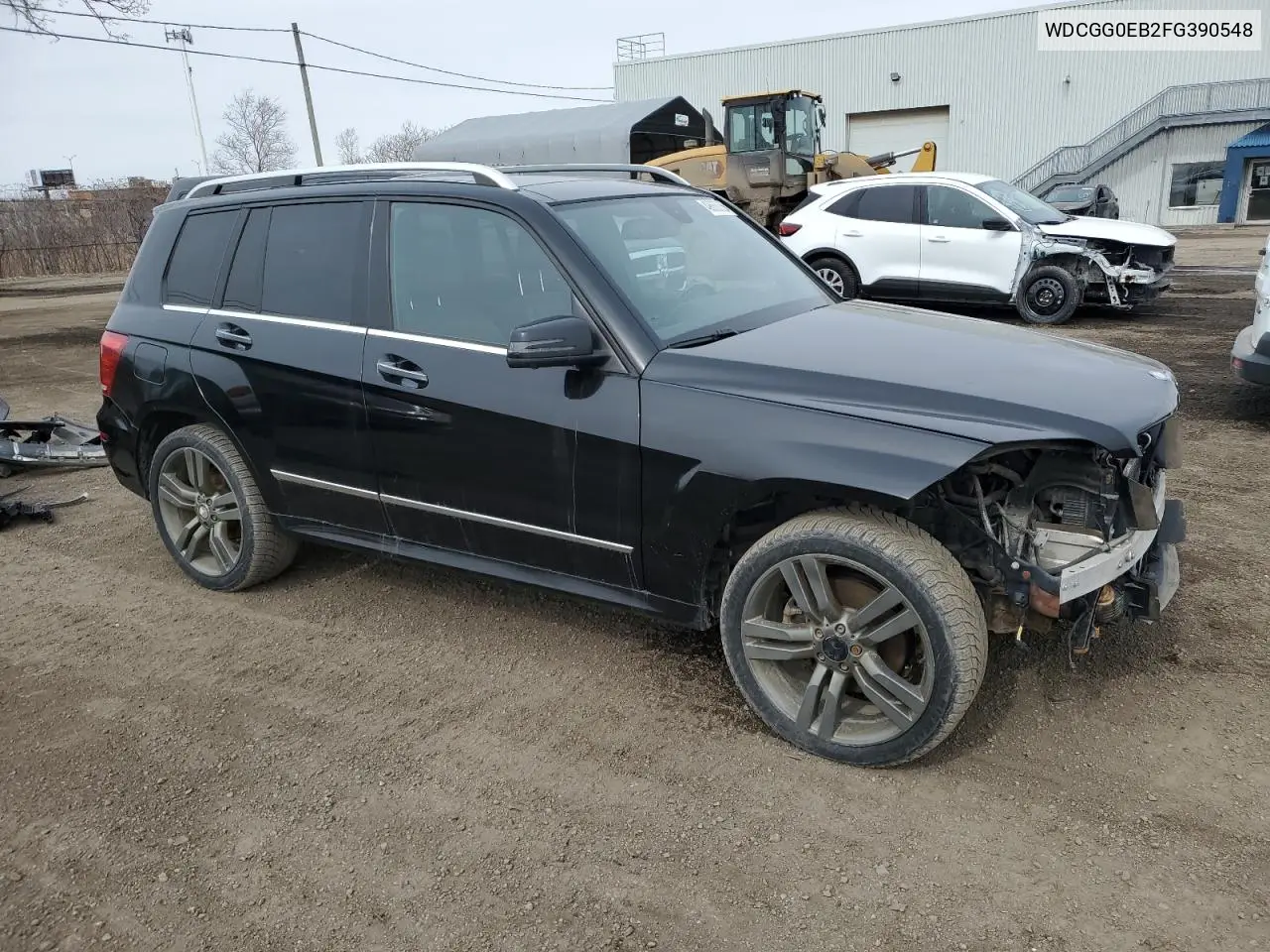 2015 Mercedes-Benz Glk 250 Bluetec VIN: WDCGG0EB2FG390548 Lot: 49668055